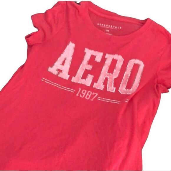 Aeropostale Tops - Aeropostale size large pink tee new with tags